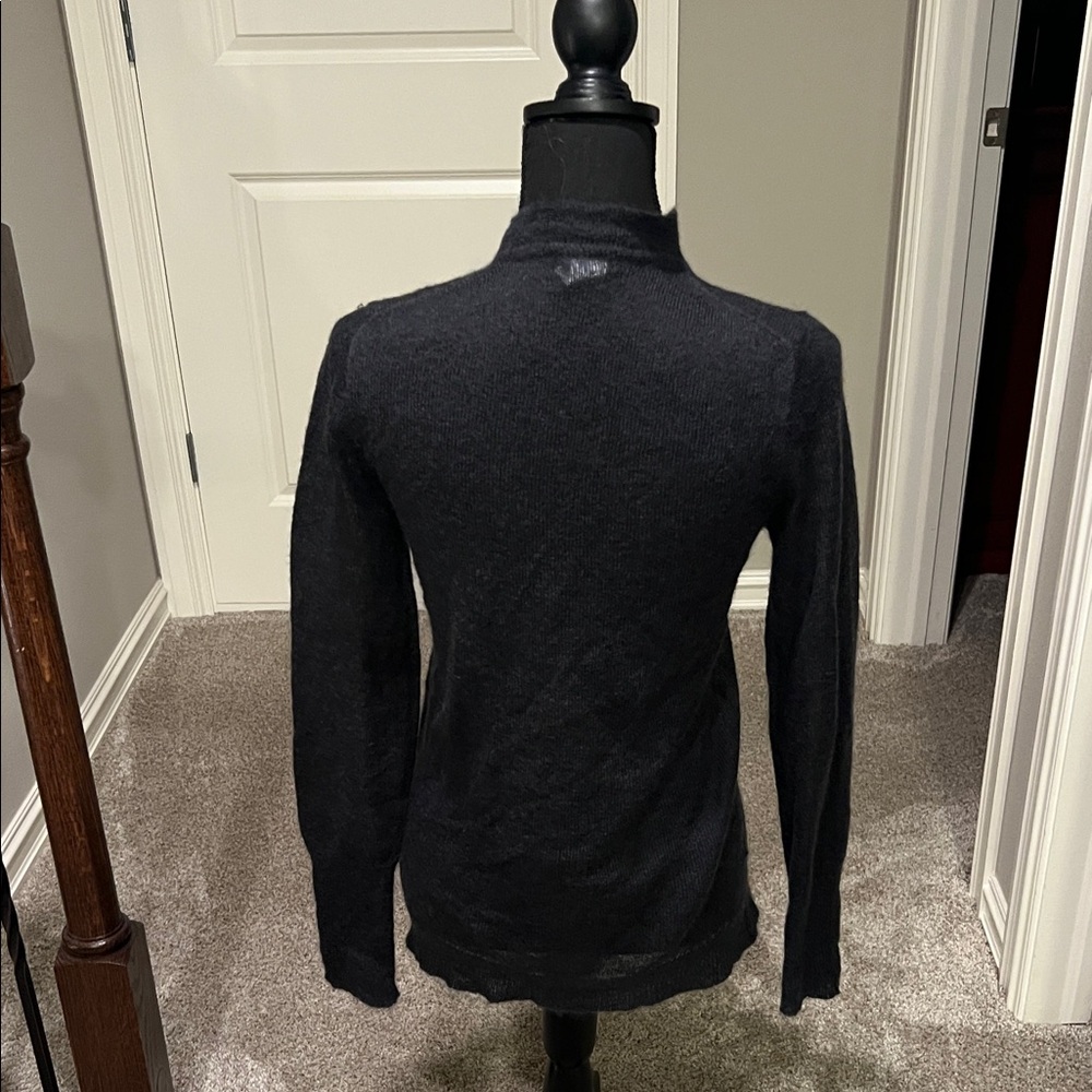 J. Crew Women's Dark Navy Button-Up Cardigan - Picture 6 of 7